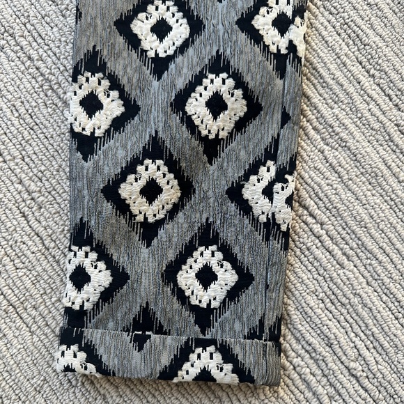 MONOCROM FLAT Unique Ikat Cuff Trim Pant Sz 27 NWT - Picture 3 of 4